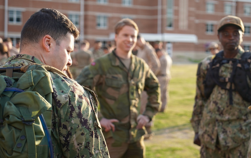 Weapons Station Yorktown's Security Department tackles grueling Norwegian Ruck March Event