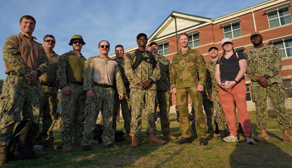 Sailors from Weapons Station Yorktown tackle brutal Norwegian Ruck March Event