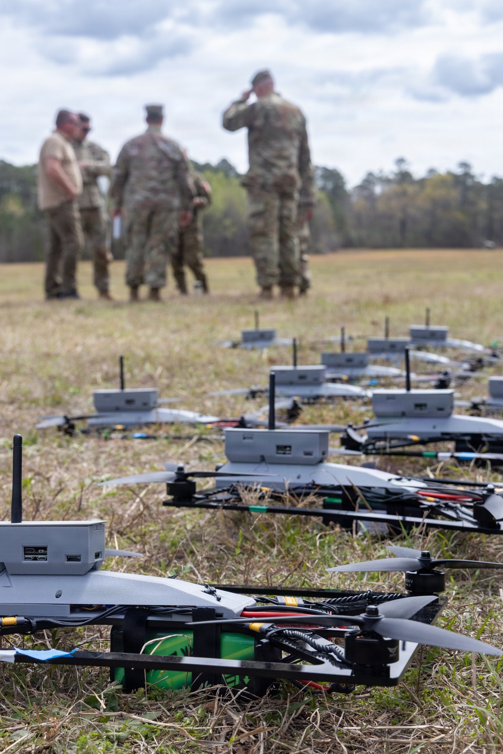 XVIII Airborne Corps Conducts Drone Swarm Demonstration