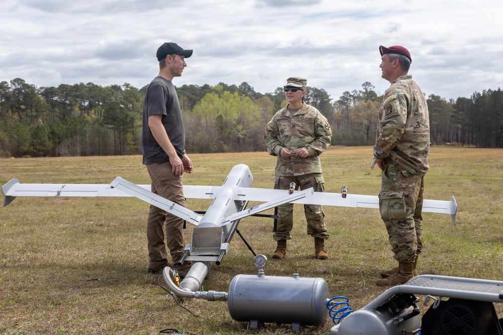 XVIII Airborne Corps Conducts Drone Swarm Demonstration