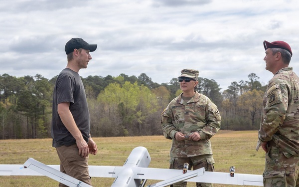XVIII Airborne Corps Conducts Drone Swarm Demonstration