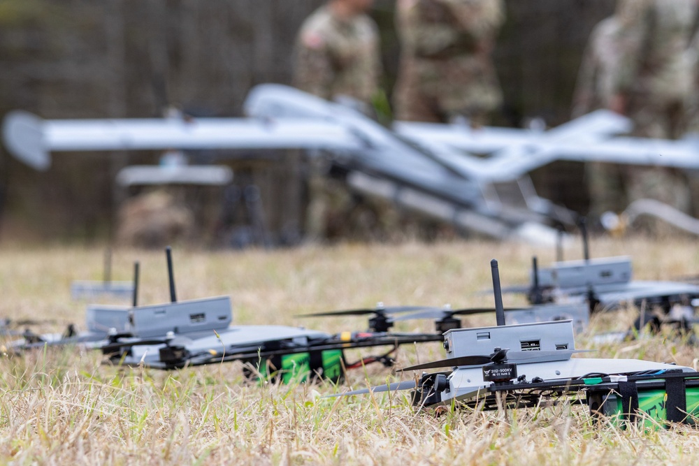 XVIII Airborne Corps Conducts Drone Swarm Demonstration