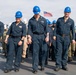 Sailors Conduct FOD Walkdown Aboard USS John C. Stennis