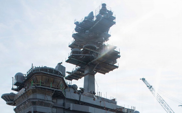 Sailors Conduct FOD Walkdown Aboard USS John C. Stennis