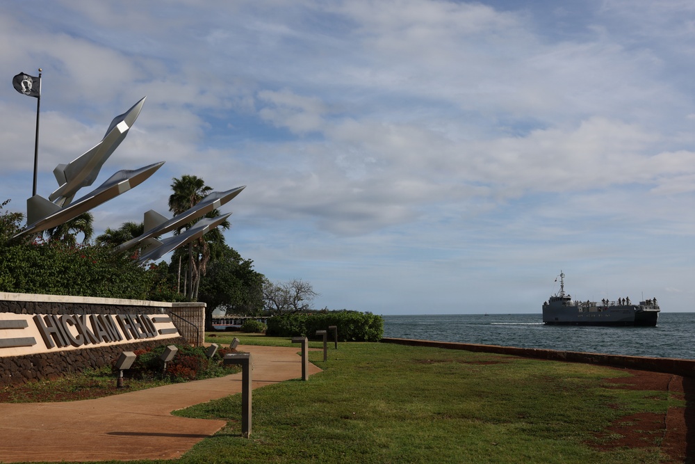 MSV-L transits the waters off JBPHH