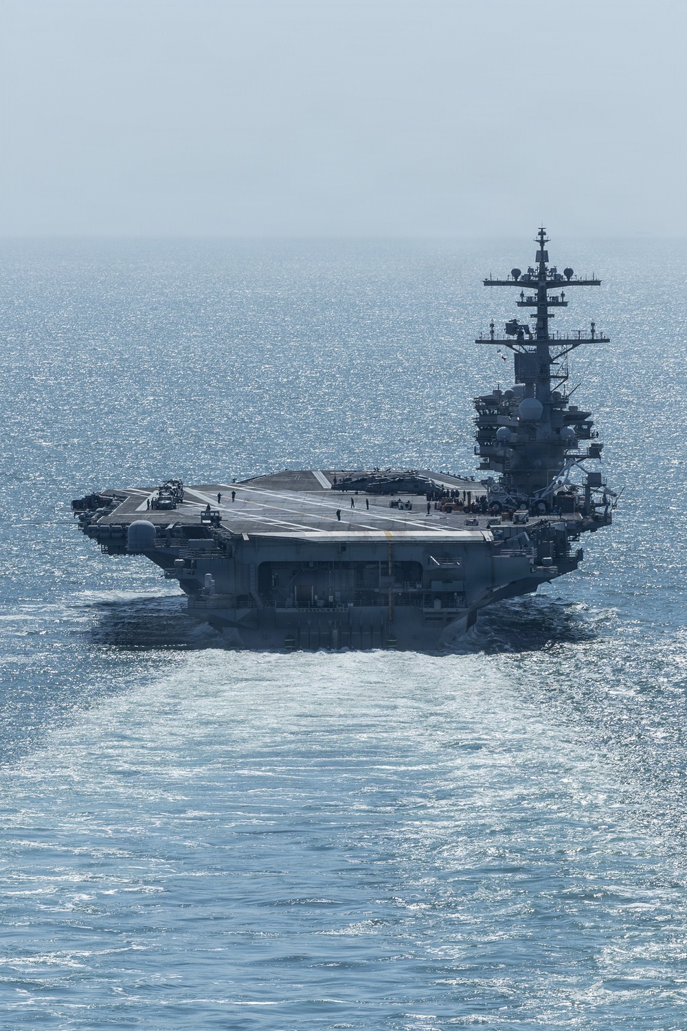 Daily Operations Aboard USS George H.W. Bush (CVN 77)
