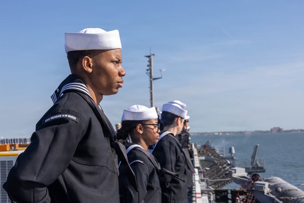 Daily Operations Aboard USS George H.W. Bush (CVN 77)