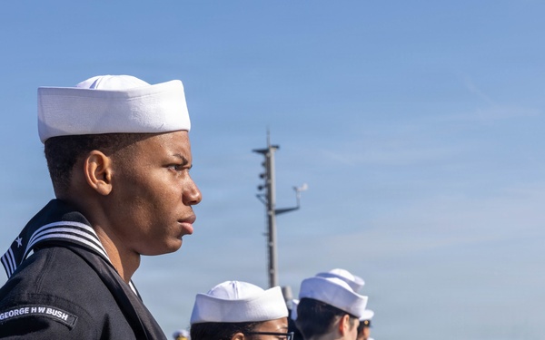 Daily Operations Aboard USS George H.W. Bush (CVN 77)