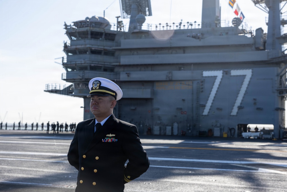 Daily Operations Aboard USS George H.W. Bush (CVN 77)