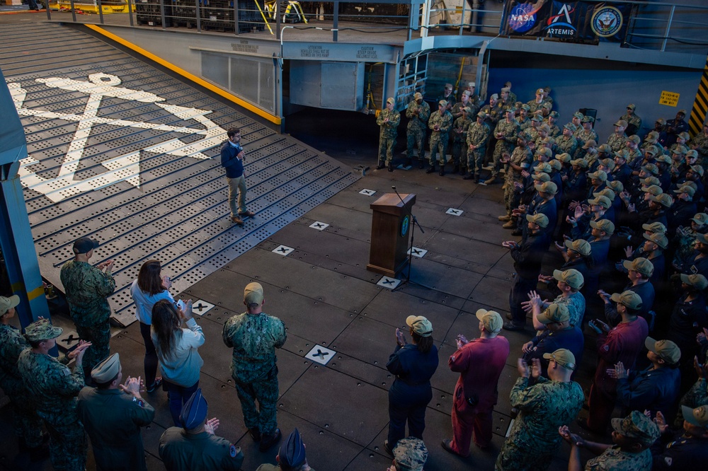 NASA Tour Aboard USS John P. Murtha