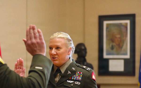 U.S. Army Col. Amy Cartmell promotion ceremony