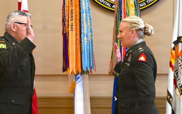 U.S. Army Col. Amy Cartmell promotion ceremony
