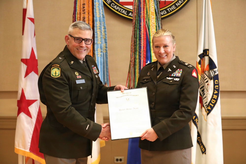 U.S. Army Col. Amy Cartmell promotion ceremony