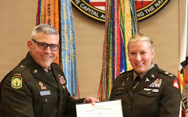 U.S. Army Col. Amy Cartmell promotion ceremony