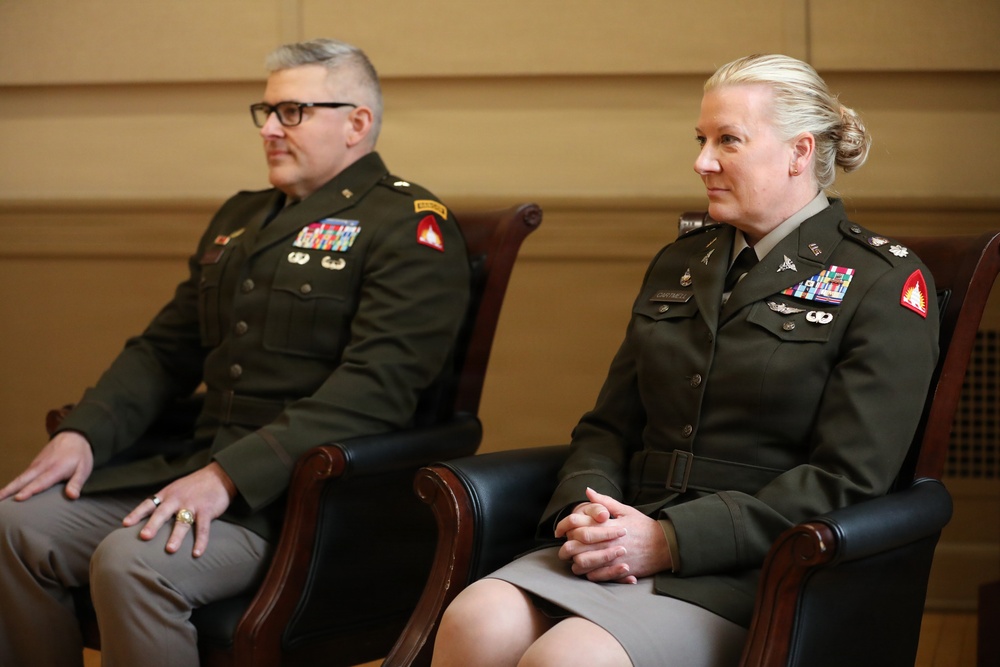 U.S. Army Col. Amy Cartmell promotion ceremony