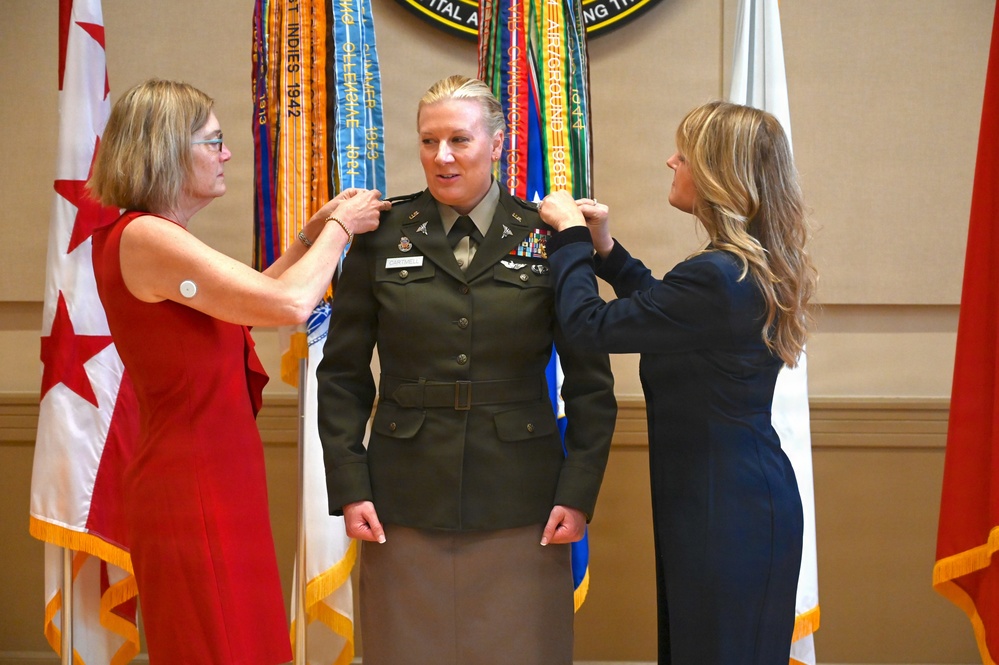 U.S. Army Col. Amy Cartmell promotion ceremony