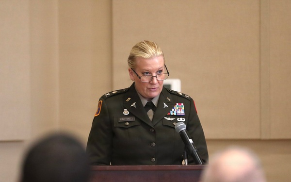 U.S. Army Col. Amy Cartmell promotion ceremony