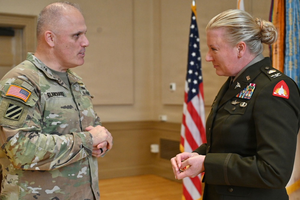 U.S. Army Col. Amy Cartmell promotion ceremony