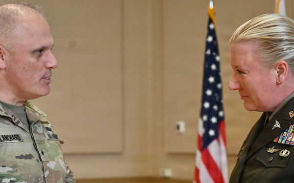 U.S. Army Col. Amy Cartmell promotion ceremony