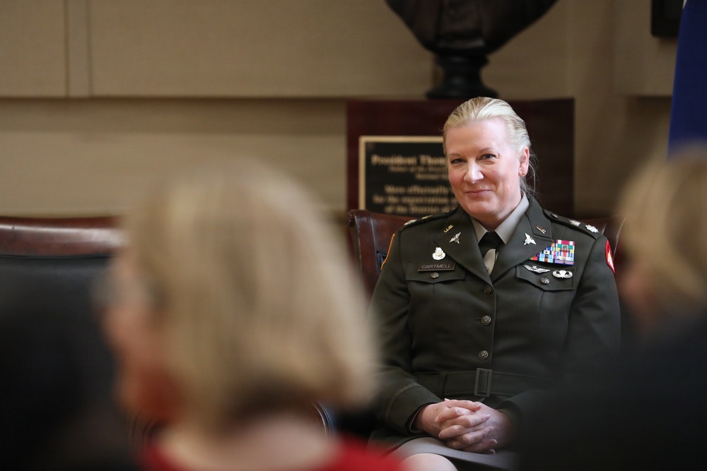 U.S. Army Col. Amy Cartmell promotion ceremony