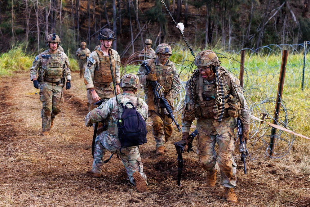 95th Combat Engineers conduct live-fire and breach training