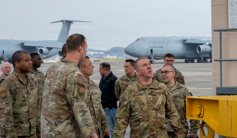 18th AF leaders assess Western Pacific mobility operations at Yokota