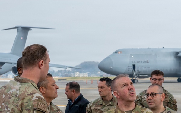 18th AF leaders assess Western Pacific mobility operations at Yokota