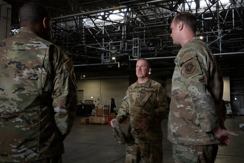 18th AF leaders assess Western Pacific mobility operations at Yokota