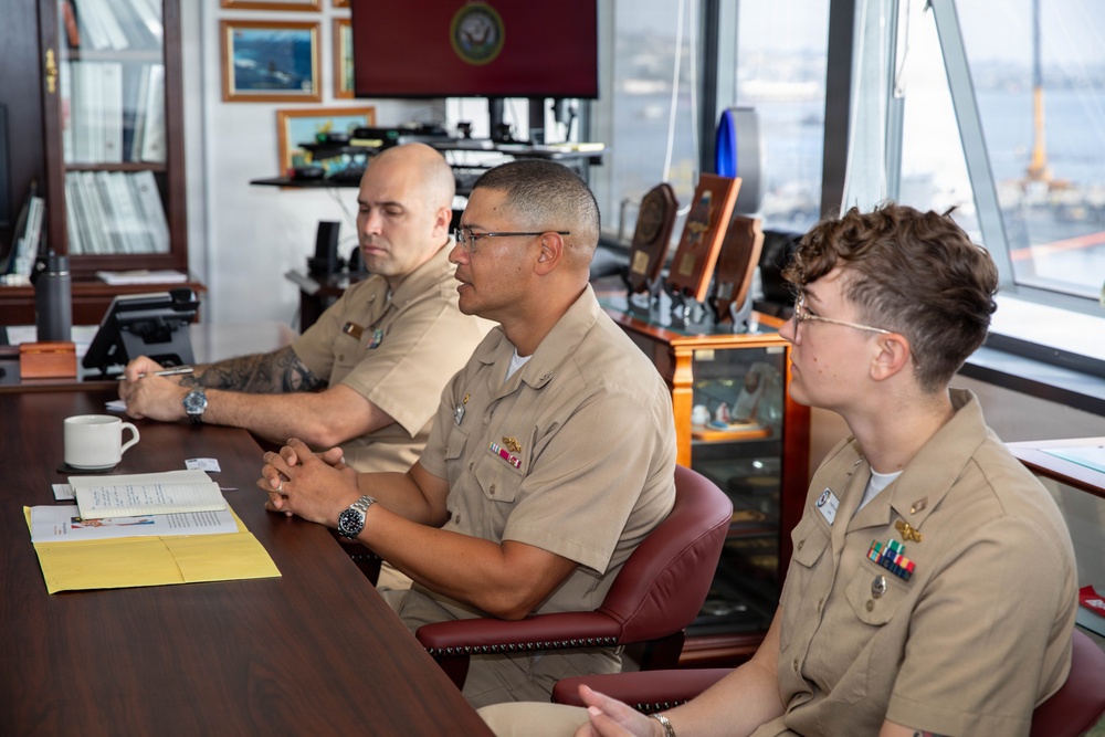 DESI Main Planning Conference (MPC) Office Call at Submarine Squadron 11