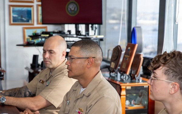 DESI Main Planning Conference (MPC) Office Call at Submarine Squadron 11