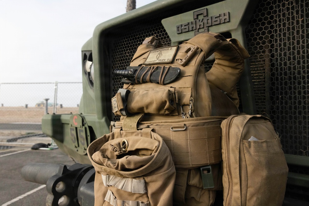 U.S. Marines display tactical vehicles, equipment at Hot Rods N' Heroes Car Show