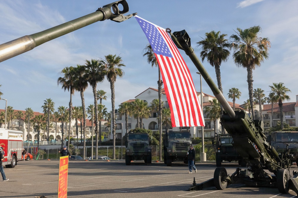 U.S. Marines display tactical vehicles, equipment at Hot Rods N' Heroes Car Show