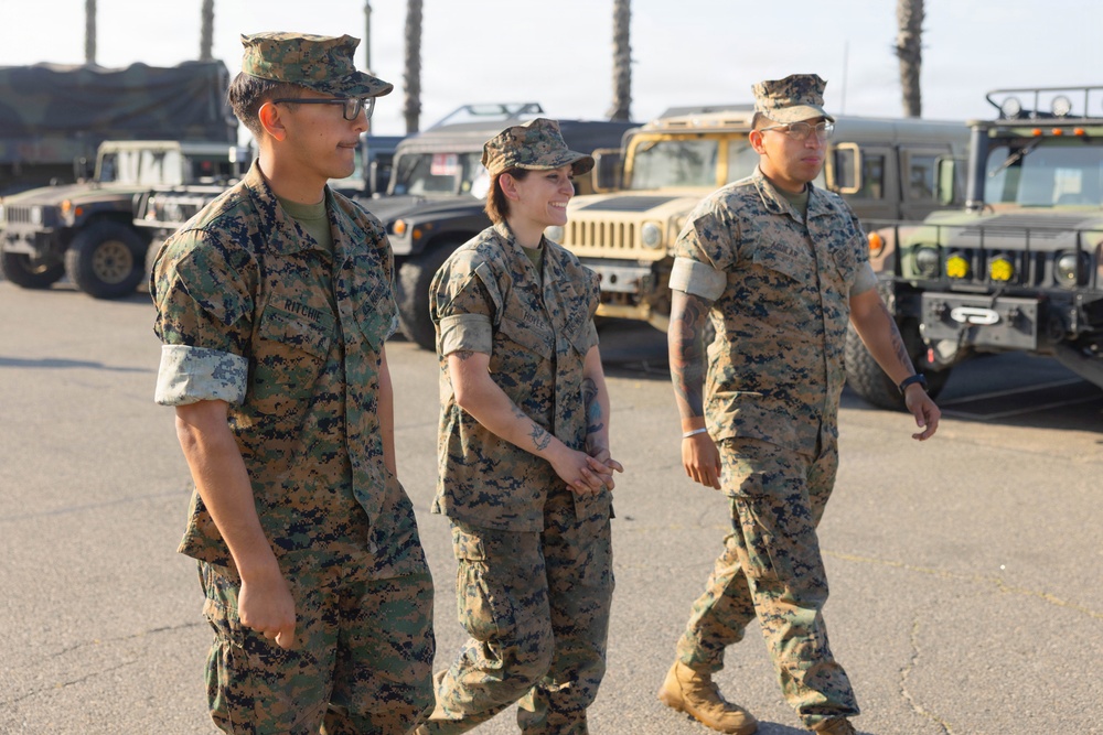 U.S. Marines display tactical vehicles, equipment at Hot Rods N' Heroes Car Show