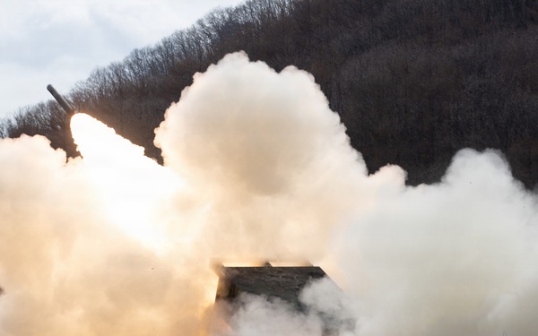 1-38 Field Artillery Regiment conducts combined joint live fire exercise with ROK Army and U.S. Marine Corps