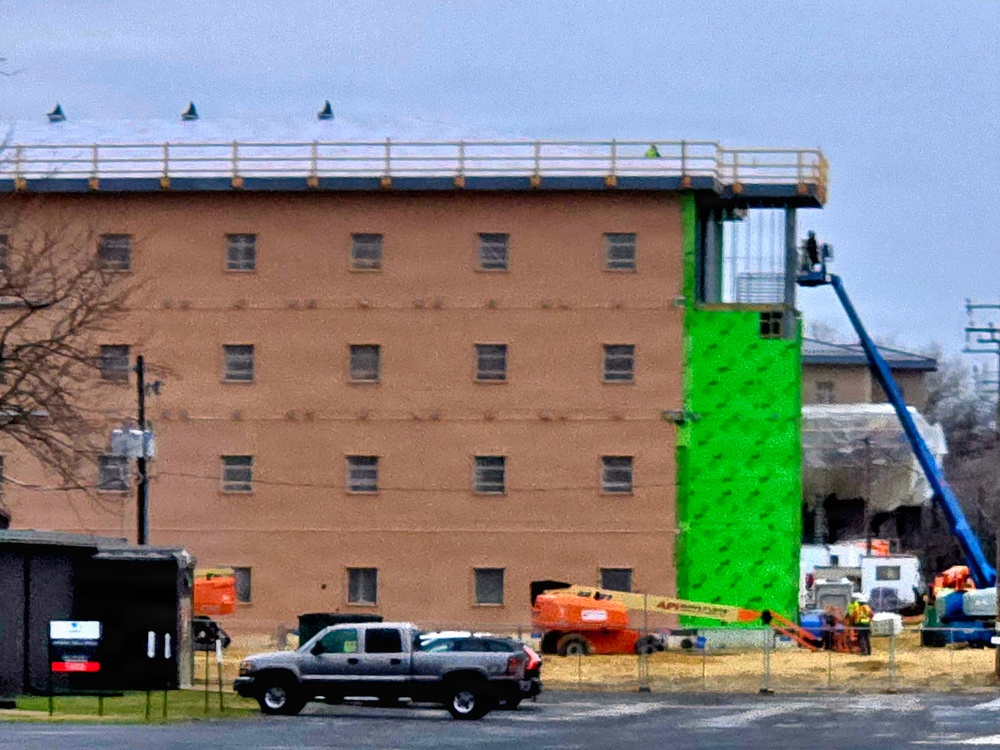 March 2026 construction operations of $55.75 million Collective Training Officers Quarters Project at Fort McCoy