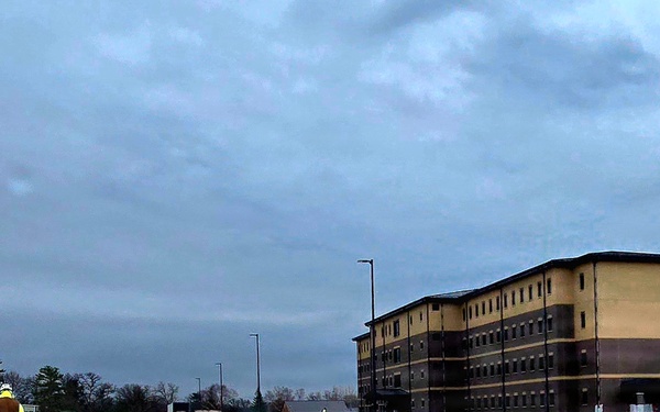 March 2026 construction operations for East Barracks Project at Fort McCoy