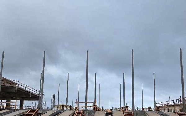 J-609 Progress Photo for Vehicle Wash Station