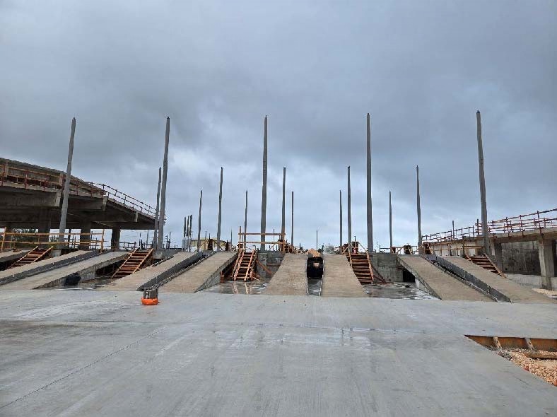 J-609 Progress Photo for Vehicle Wash Station