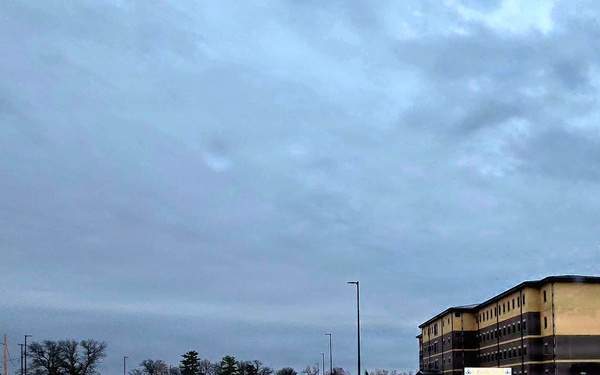 March 2026 construction operations for East Barracks Project at Fort McCoy