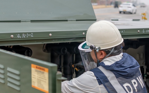 USAG Humphreys Black Start Exercise