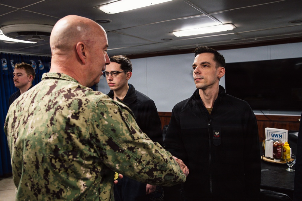 George Washington Hosts Naval Reactors