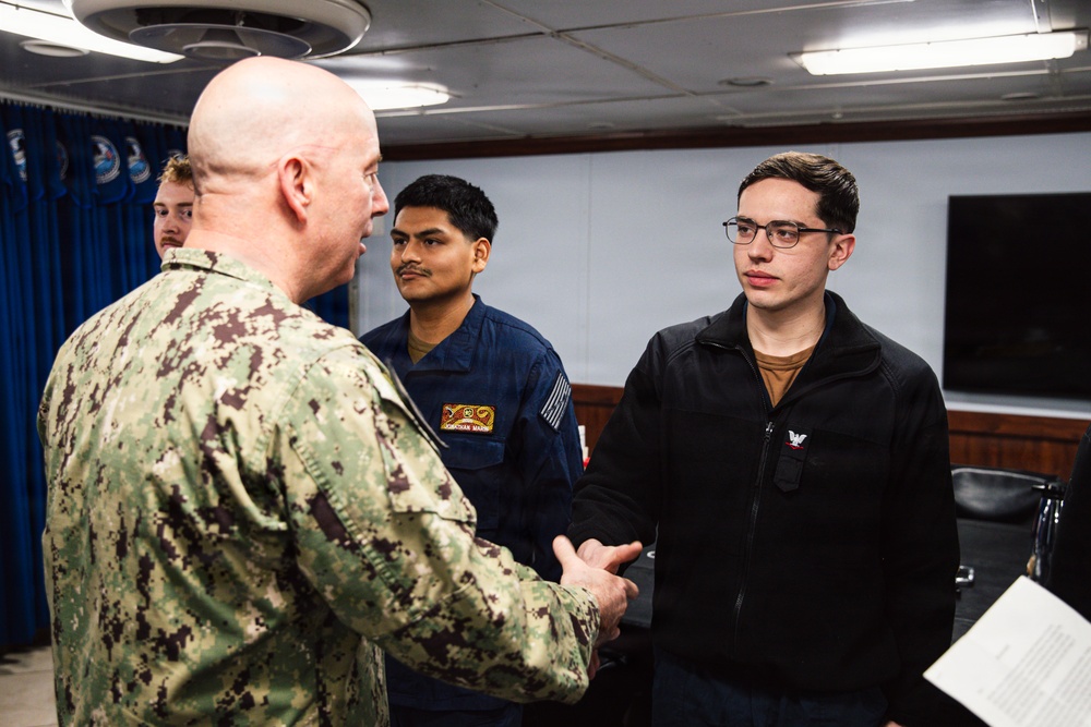 George Washington Hosts Naval Reactors