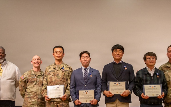 The U.S. Army Materiel Support Command-Korea is proud to recognize the Soldiers and Civilians honored on March 26.