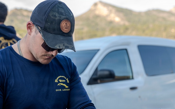 Underwater Construction Team 1 conducts bilateral diving operations in Cartagena, Spain