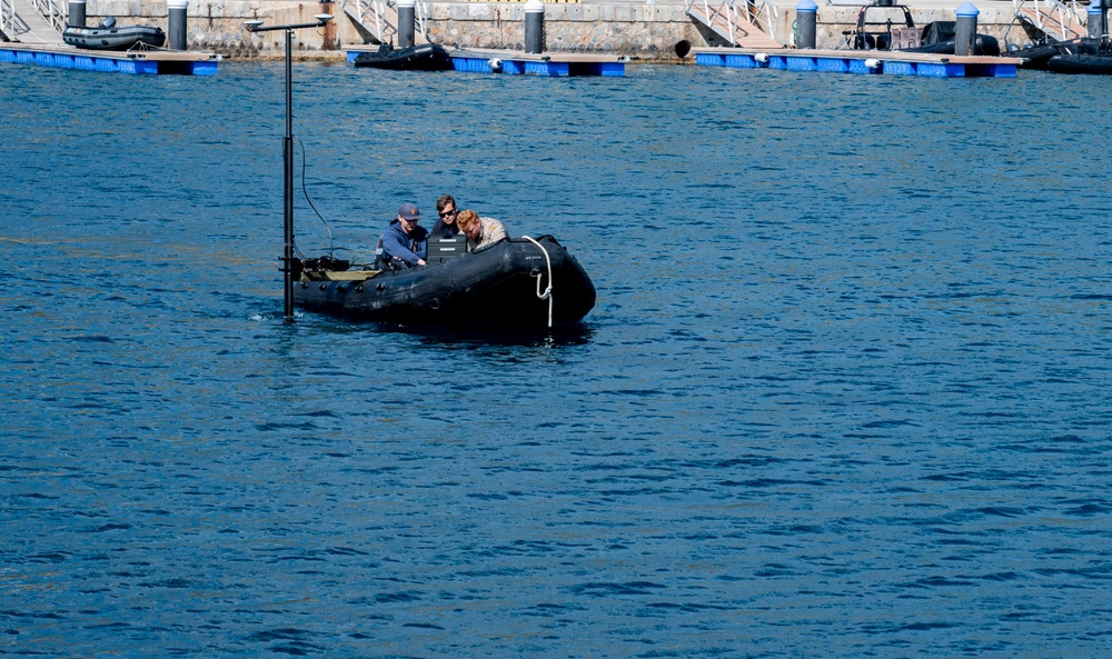 Underwater Construction Team 1 conducts bilateral diving operations in Cartagena, Spain