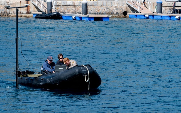Underwater Construction Team 1 conducts bilateral diving operations in Cartagena, Spain
