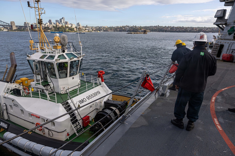 USS Fitzgerald departs Australia in support of Exercise Kakadu 2026