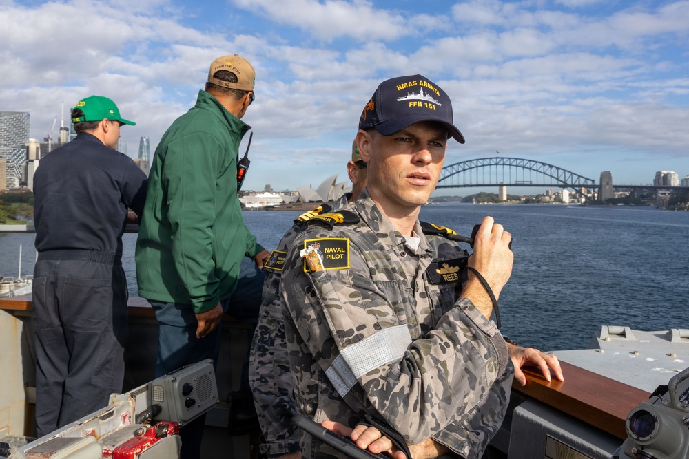 USS Fitzgerald departs Australia in support of Exercise Kakadu 2026