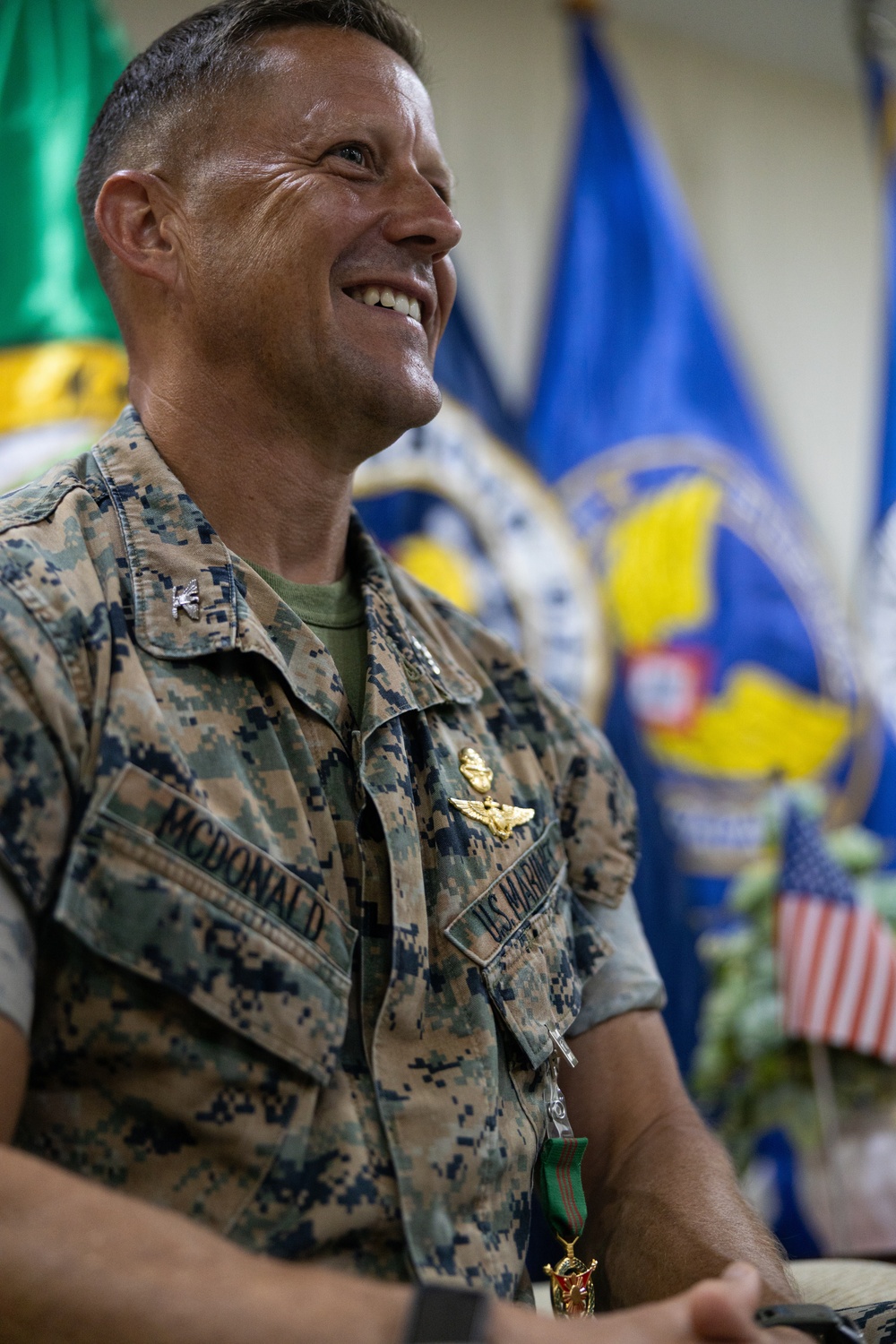 U.S. Marines with MRF-SEA Meet with NOLCOM Commanding General