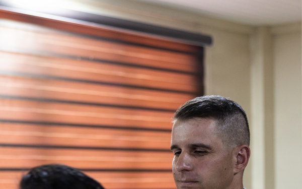 U.S. Marines with MRF-SEA Meet with NOLCOM Commanding General